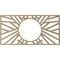 Ekena Millwork Hoover Wood Fretwork Pierced Ceiling Medallion, Hickory, 18"W x 9"H x 6 5/8"ID x 1/4"T CMWP18X09X0250HOHI - alternate 2
